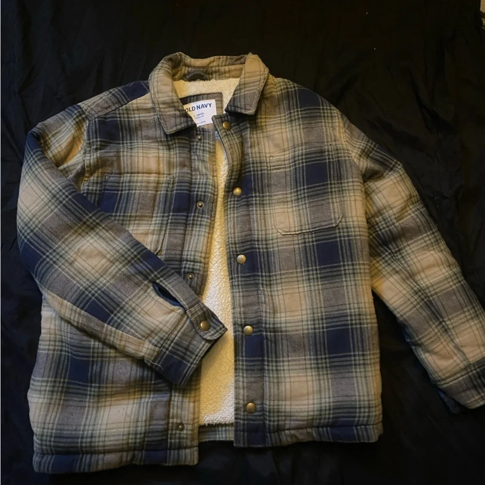 Old Navy Jacket in Blue and Hunter Green